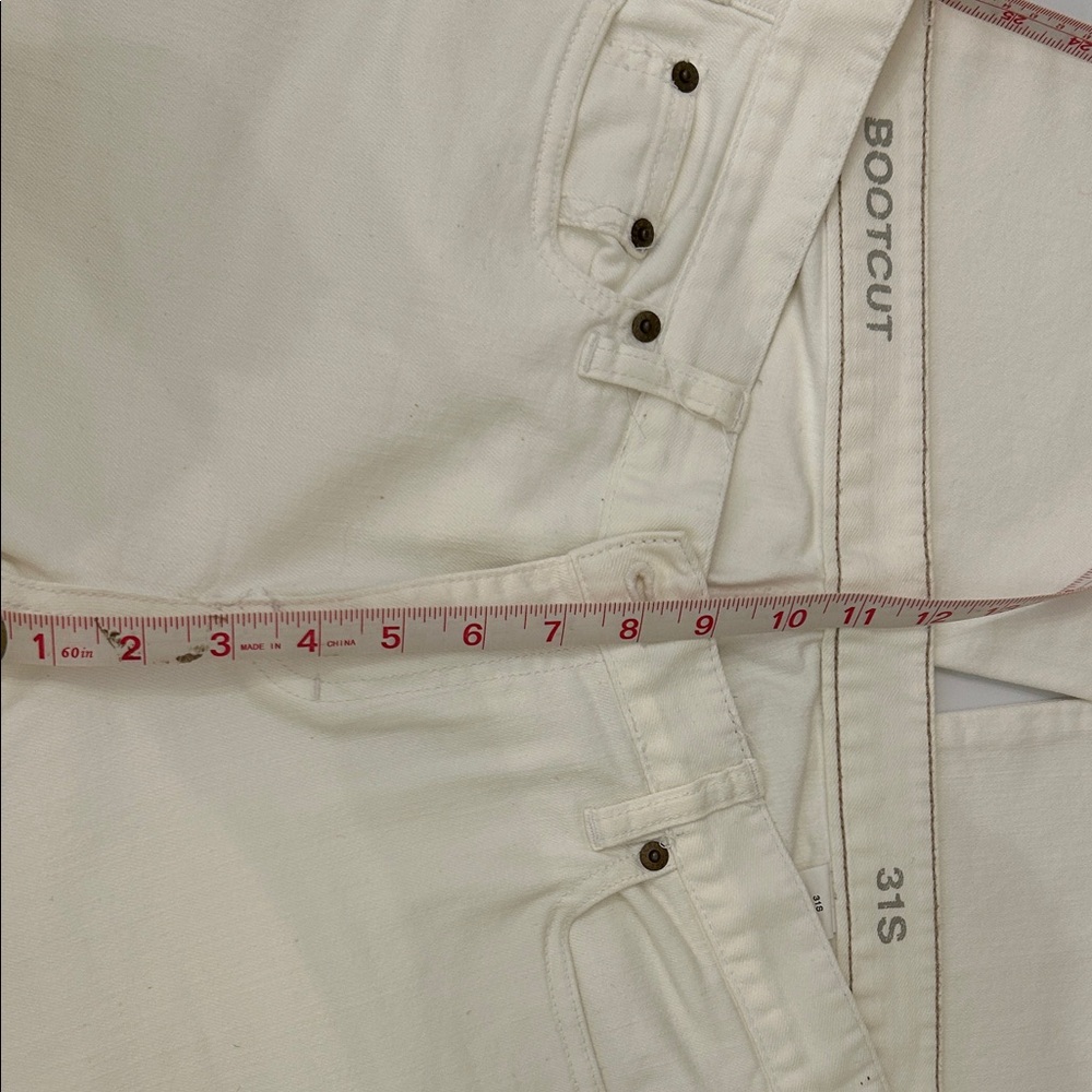 J. Crew Women’s Bootcut Jeans in White